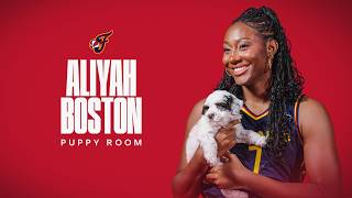 Aliyah Boston THE PUPPY ROOM INTERVIEW