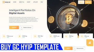 Latest GoldCoder HYIP Template | HYIP Design | HYIP SCRIPT