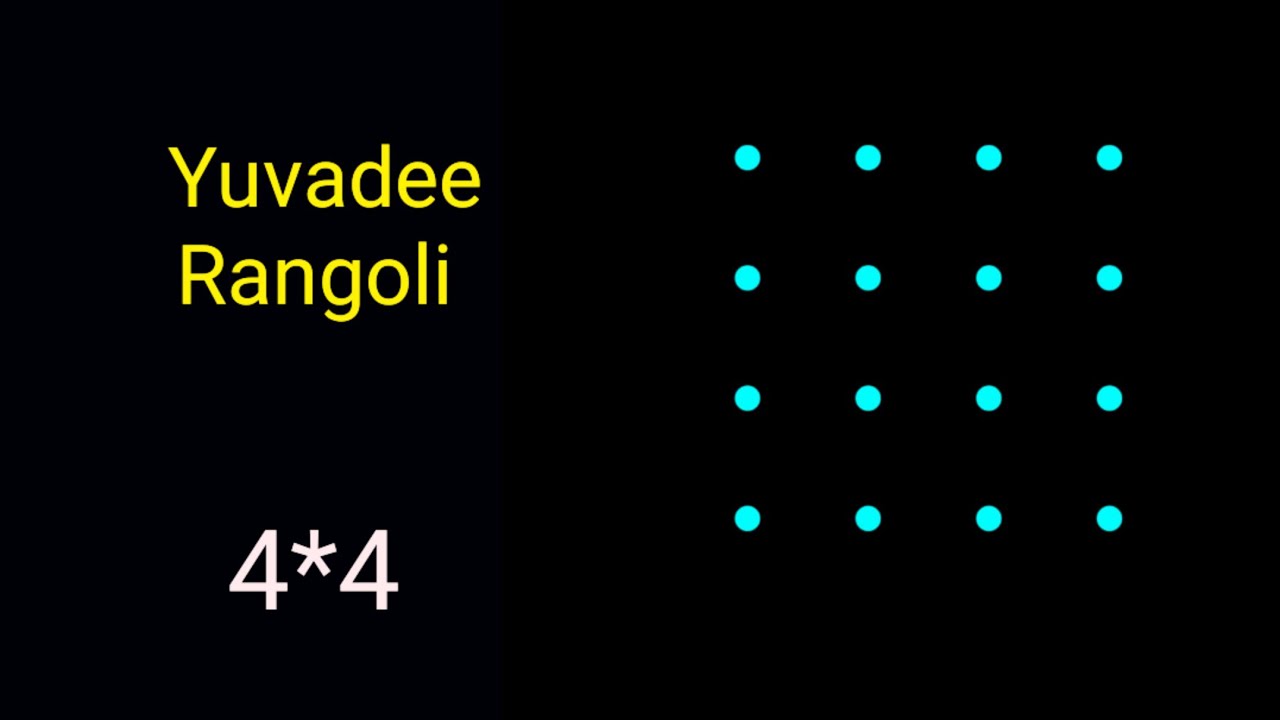 New Flower Kolam | Easy Rangoli Kolam #trendingyoutubevideos 