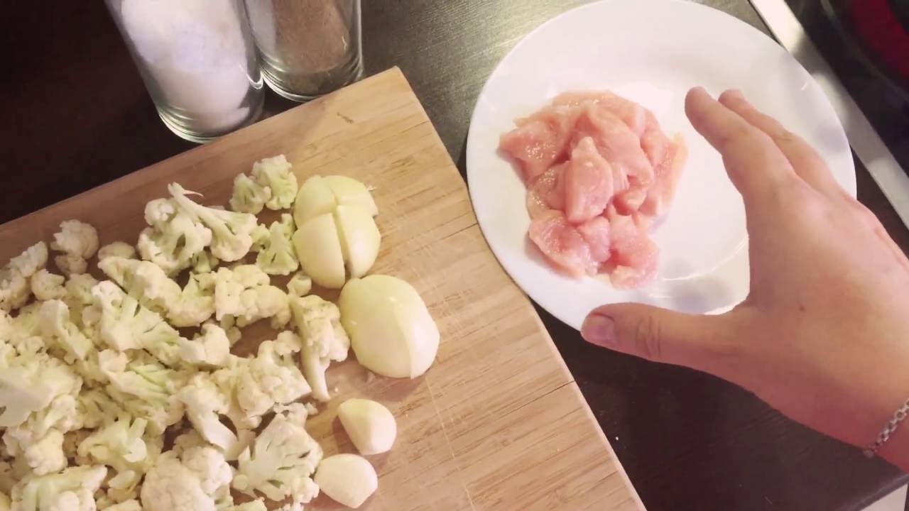 Суп пюре из Цветной капусты и Кабачка