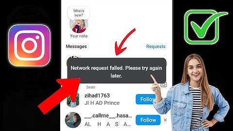 how to fix instagram network request failed please try again later Problem