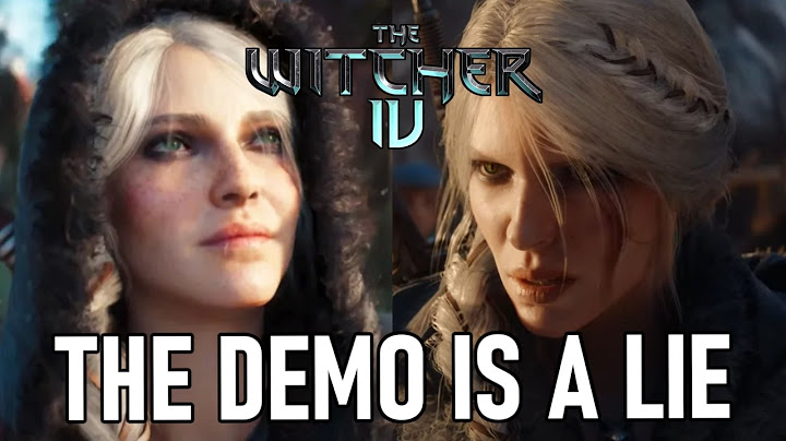 The Witcher 4 Tech Demo is 100% FAKE AND LIES