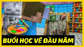  Lớp Học Quái Vật Buổi Học Vẽ Đầu Năm Minecraft Animation