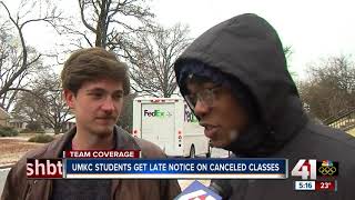 UMKC closes campus early due to deteriorating weather conditions