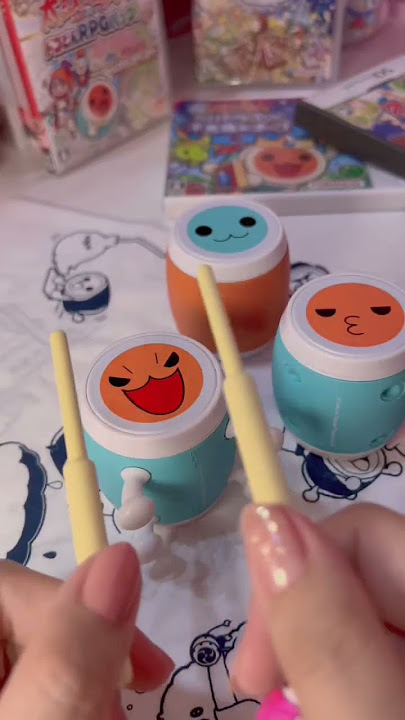 New Taiko game is out on Switch! But first, gacha toys =3= #shorts #nintendo #taikonotatsujin