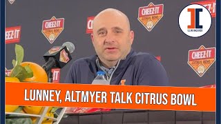 Citrus Bowl week: Illini OC Barry Lunney Jr. and QB Luke Altmyer