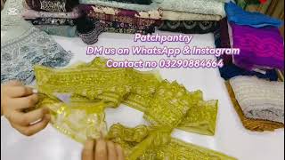 Patchpantry Neckline, Border, Patches
