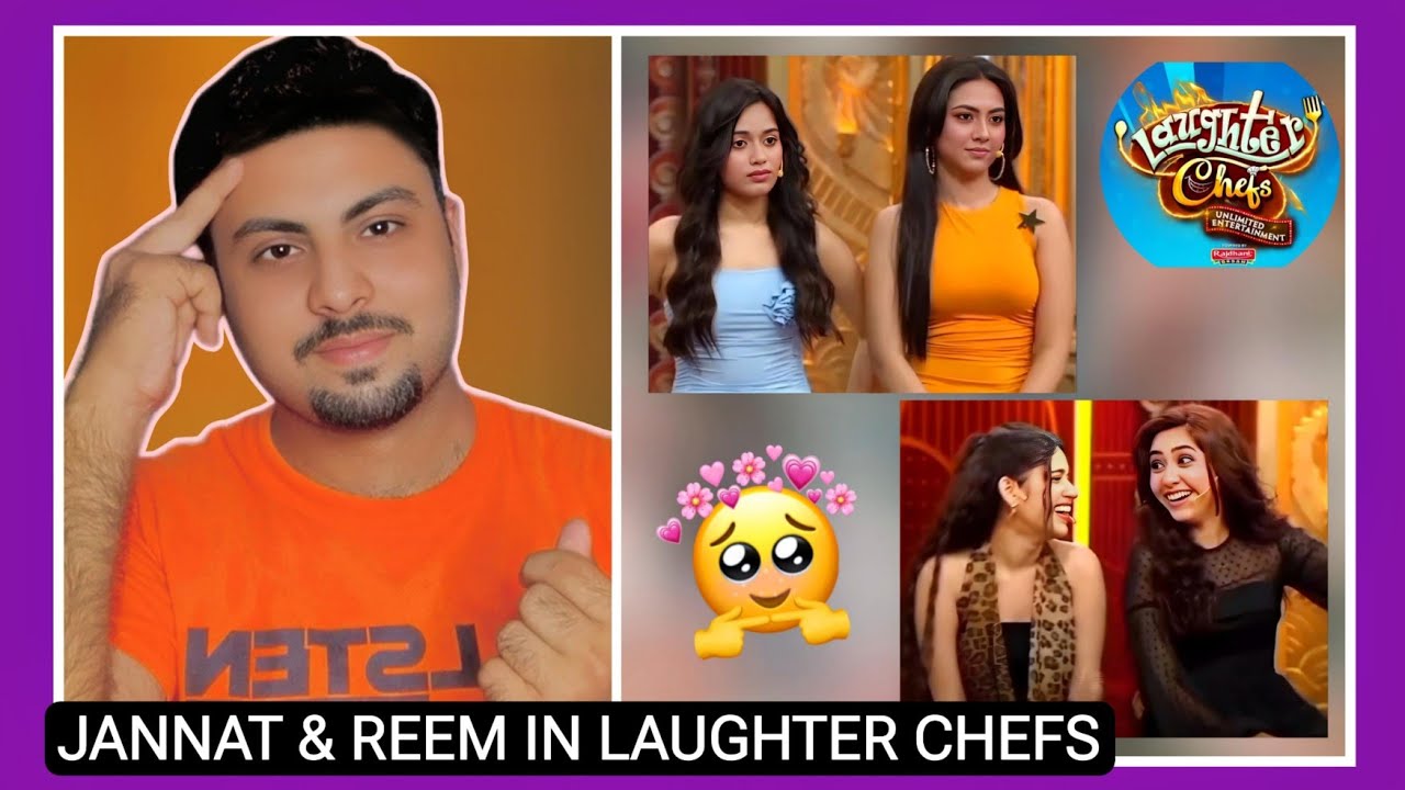 PAKISTANI REACTION ON JANNAT ZUBAIR & REEM | LAUGHTER CHEFS MOMENTS | CUTEST DUO❤️
