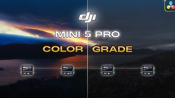 DJI Mini 5 Pro – Easy D-Log M Color Grading Tutorial (DaVinci Resolve 20)