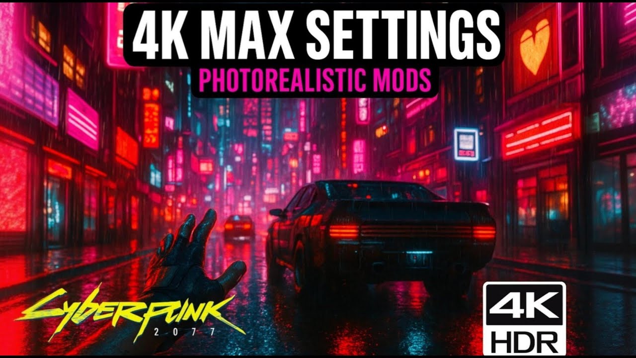 DLSS4 Cyberpunk 2077 – Ultra REALISTIC Mods 4K HDR | Night City Looks ...