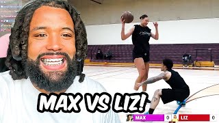 The Most INTIMATE 1V1 Yet.. Max vs Liz Cambage 1v1