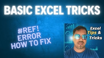 #REF! error fix | Basic Tips & Tricks in excel