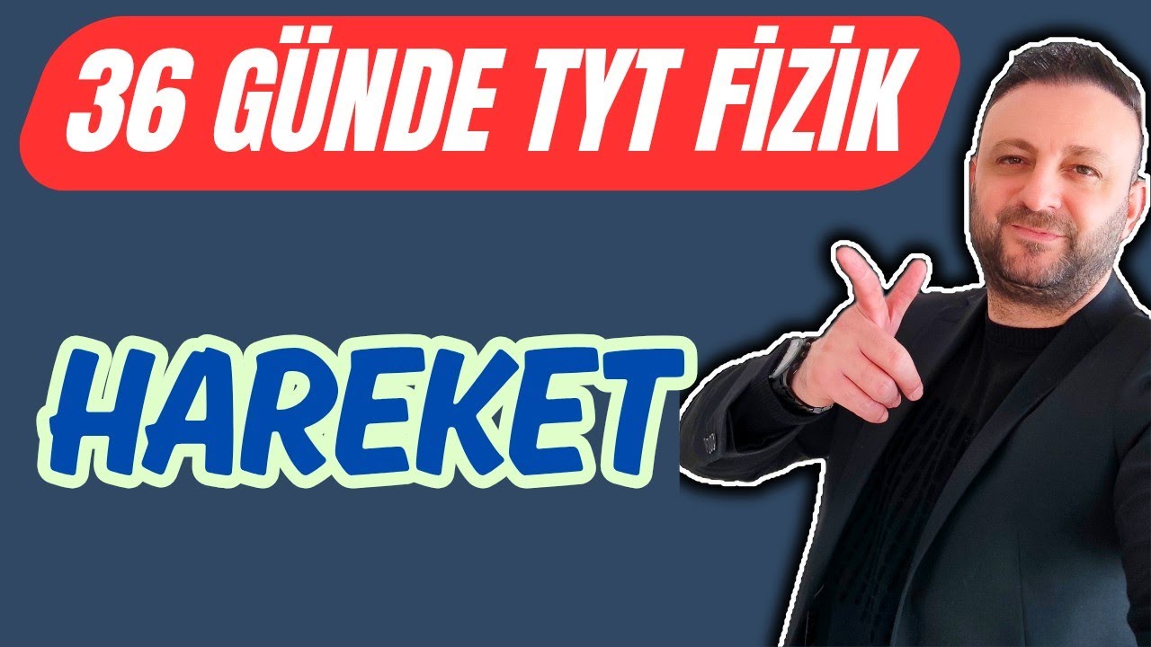 4.Gün | Hareket ve Temel Kavramlar | Sürat -Hız-Grafikler | 36 Günde TYT Fizik Kampı 2026