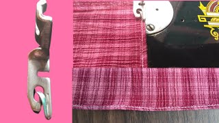 TUTORIAL MEMASANG SEPATU KELIM PADA MESIN JAHIT HITAM DAN CARA PENGGUNAANNYA