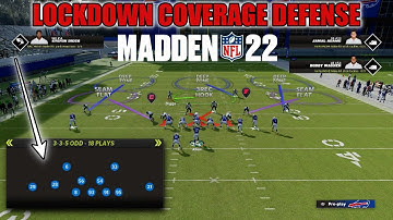 LOCKDOWN MADDEN 22 COVERAGE DEFENSE! BEST MADDEN 22 DEFENSIVE TIPS