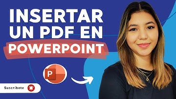 Cómo AÑADIR un documento PDF en PowerPoint - ✨Guía paso a paso💻