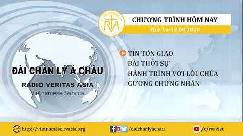 CHƯƠNG TRÌNH PHÁT THANH, THỨ TƯ 12/08/2020