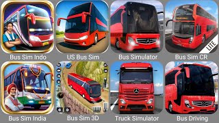 Bus Simulator Indonesia,US Bus Sim,Bus Simulator Ultimate,Bus Sim CR,Bus Sim 3D,Truck Simulator screenshot 4