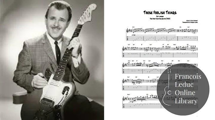 These Foolish Things - Roy Lanham (Transcription)