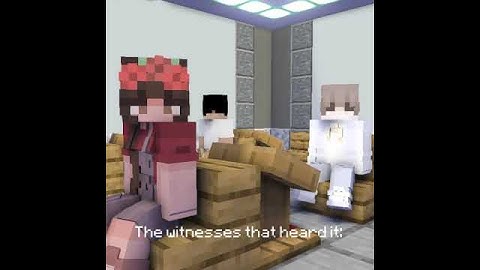 When accidentally let out a little laugh Mine imator animation #shorts #minecraft #animation