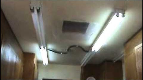 How to remove a surface mounted light fixture...Part 1