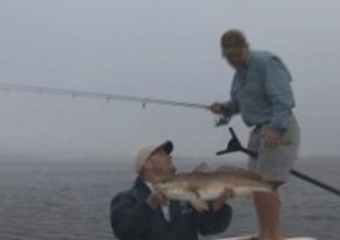 florida fishing couple Redfish Fishing! CHEW ON THIS Fishing Show for Redfish in FL. with Capt Dave Hoke