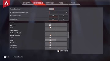 Apex Legend Keybinds For People With Small Hands