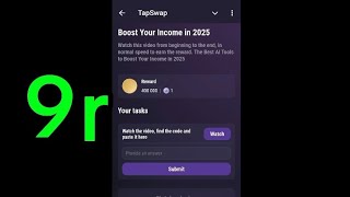 Boost Your Income In 2025 Tapswap Code Tapswap Code Today Mr Saif