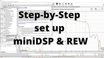 How to set up the miniDSP & REW