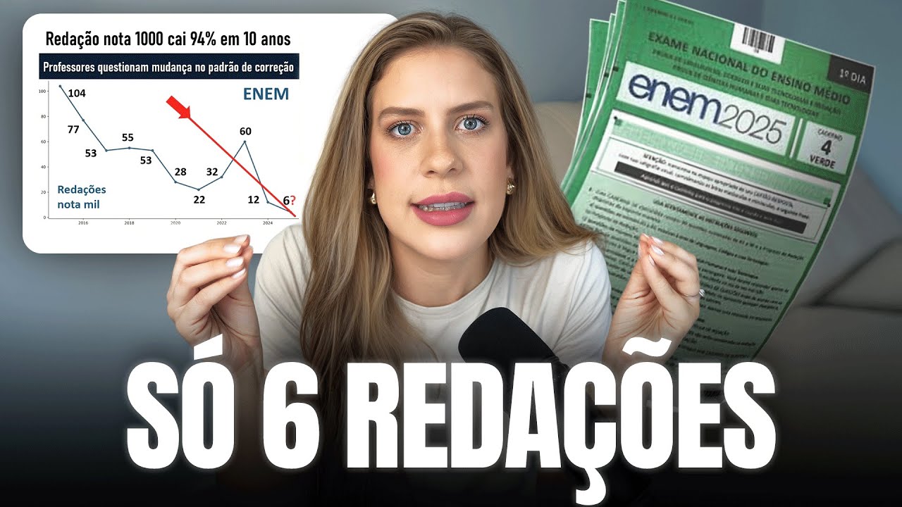Apenas 6 REDAÇÕES NOTA 1000 no Enem 2025???