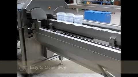 Transportband integratie met Denester, Sealer, Lidder - Sercon Foodtech