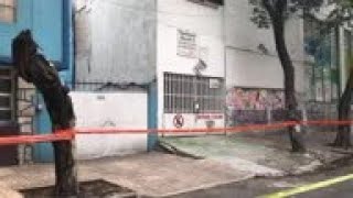 Buildings damaged as quake hits Mexico City