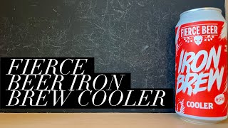 Fierce Beer Iron Brew Cooler Beer Review , Morrisons Iron Brew Beer Review