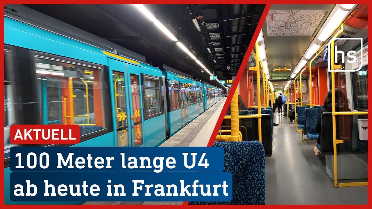 Eine der längsten Stadtbahnen der Welt fährt in Frankfurt | hessenschau