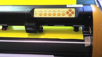 GCC Vinyl Cutter In Action