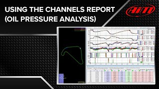 AiM Race Studio Analysis - Oil Pressure Analysis (using Channels Report)