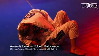 Girls Grappling: Amanda Leve Vs Robert Maldonado: Remastered Classic At Renzo Gracie Tournament