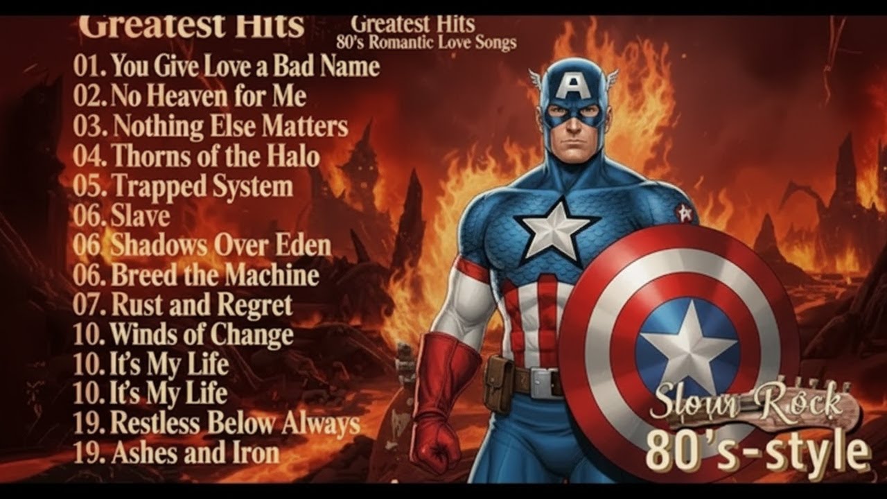 Classic Rock Ballads Full Album  80s 90s Love Songs Inspired by Bon Jovi