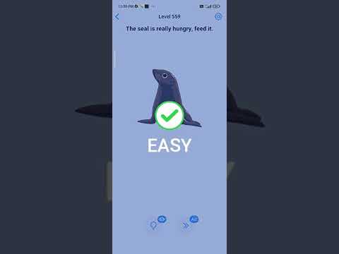 EASY GAME – BRAIN TEST LEVEL 559 THE SEAL IS REALLY HUNGRY , FEED IT