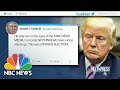 Trump Tweets: 'I Concede Nothing' | Meet The Press | NBC News