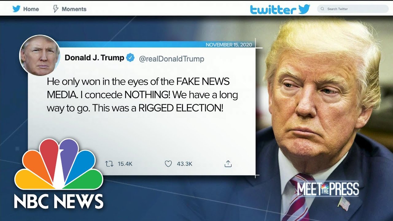 Trump Tweets: 'I Concede Nothing' | Meet The Press | NBC News