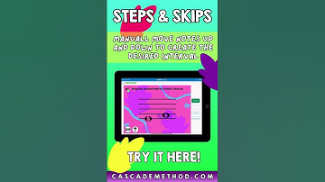 Intervals: Steps and Skips (Up and Down) - Cascade Method Boom Cards