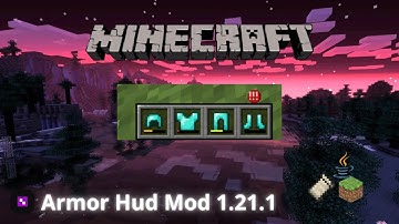 Armor Hud Mod For Minecraft 1.21.1 Java||Fabric