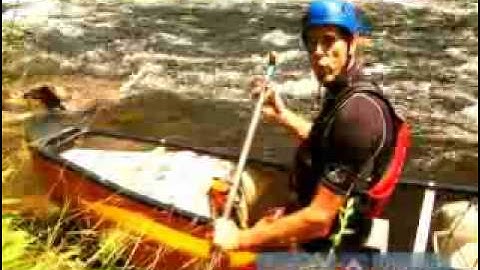 Basic Maneuvers for Solo White Water Canoeing : Lean & Pivot Stroke for Eddy Turns in a White Water Canoe