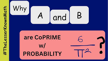 6/PI^{2}: The probability that A and B are relatively prime (COPRIME)