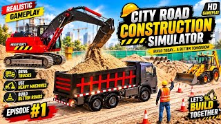 City Road Construction Simulator | Crazy Uphill Road Challenge screenshot 3