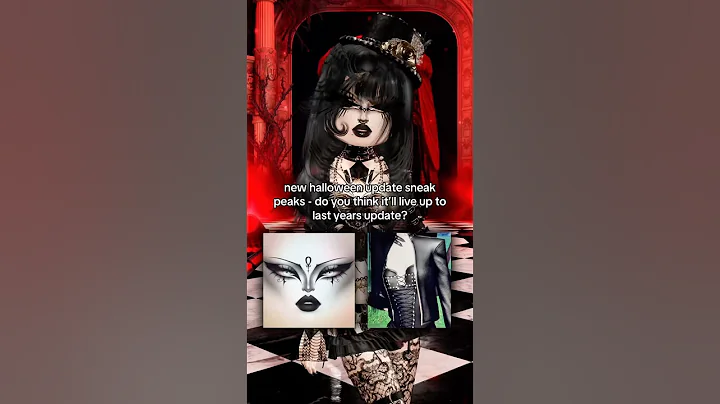 NEW SNEAK PEAKS for the halloween update! #dresstoimpress #dti #roblox #gothic #alt #face #makeup