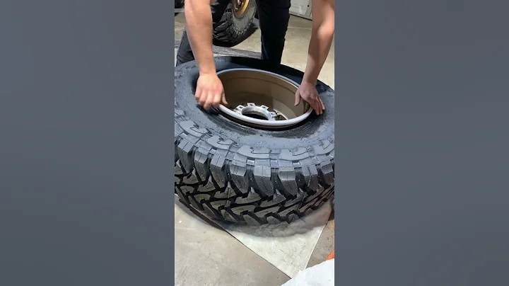 Tire mounting by hand