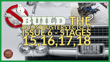 EagleMoss Hero Collector - Build the Ghostbusters Ecto 1  - Issue 6 Stages 15,16,17,18