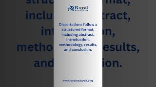 The PERFECT Dissertation Structure in 2024 - How to Ace Them #royalresearch #academicwriting